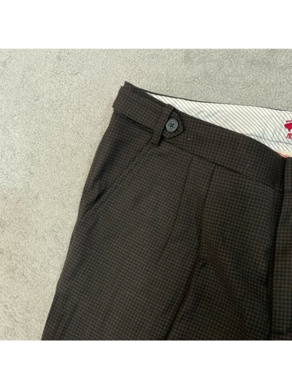 Brooks Brothers Women's 8 Brown Wool Blend Dress Pants Straight Leg  P0895 - Picture 10 of 12
